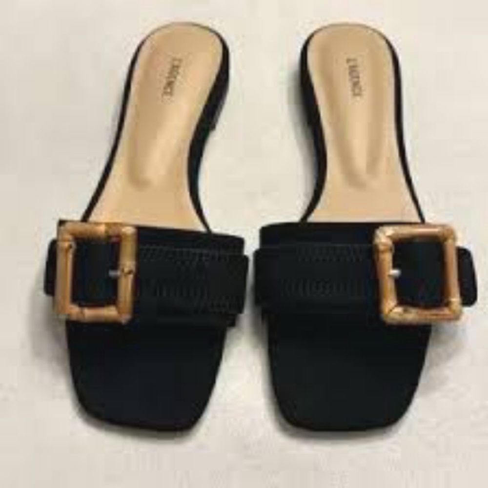 L'AGENCE Aurelie Buckle Sandal, Size 11
